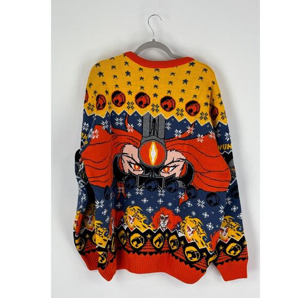 ThunderCats Ugly Christmas Sweater Unisex Size 4XL Knit Sweater/Jumper *New* - Picture 7 of 9